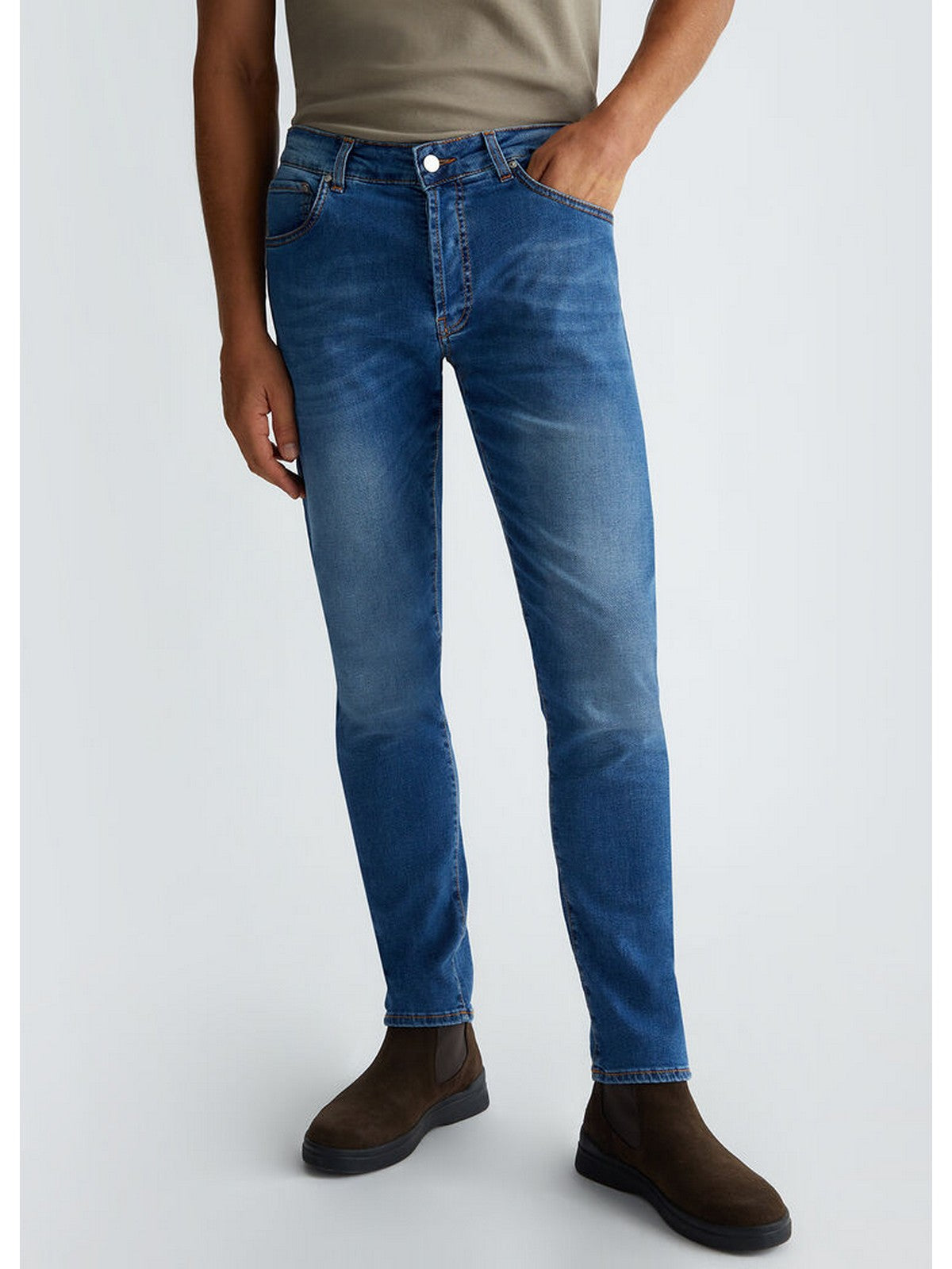 LIU JO UOMO Jeans Uomo  QXX021D4971 77025 Blu gioboutiqueweb