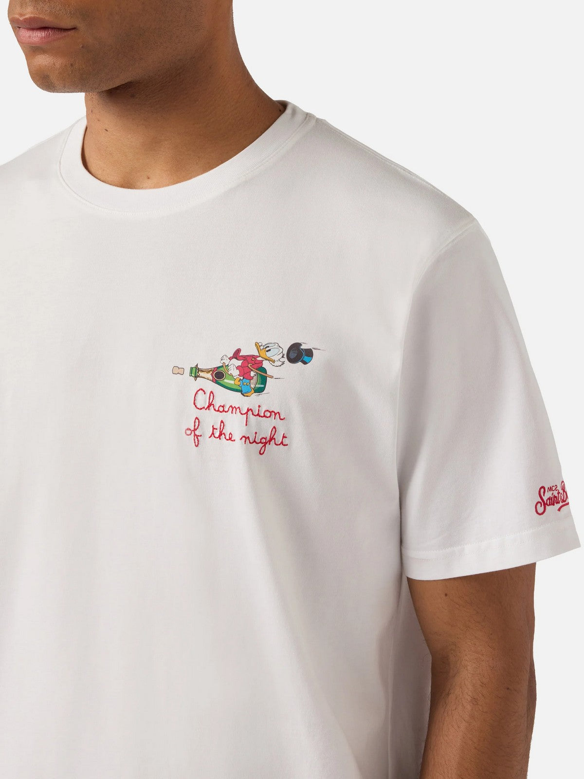 MC2 SAINT BARTH T-shirt Uomo  PORTOFINO 04204L SCROOGE CHAMPION NIGHT 01N EMB