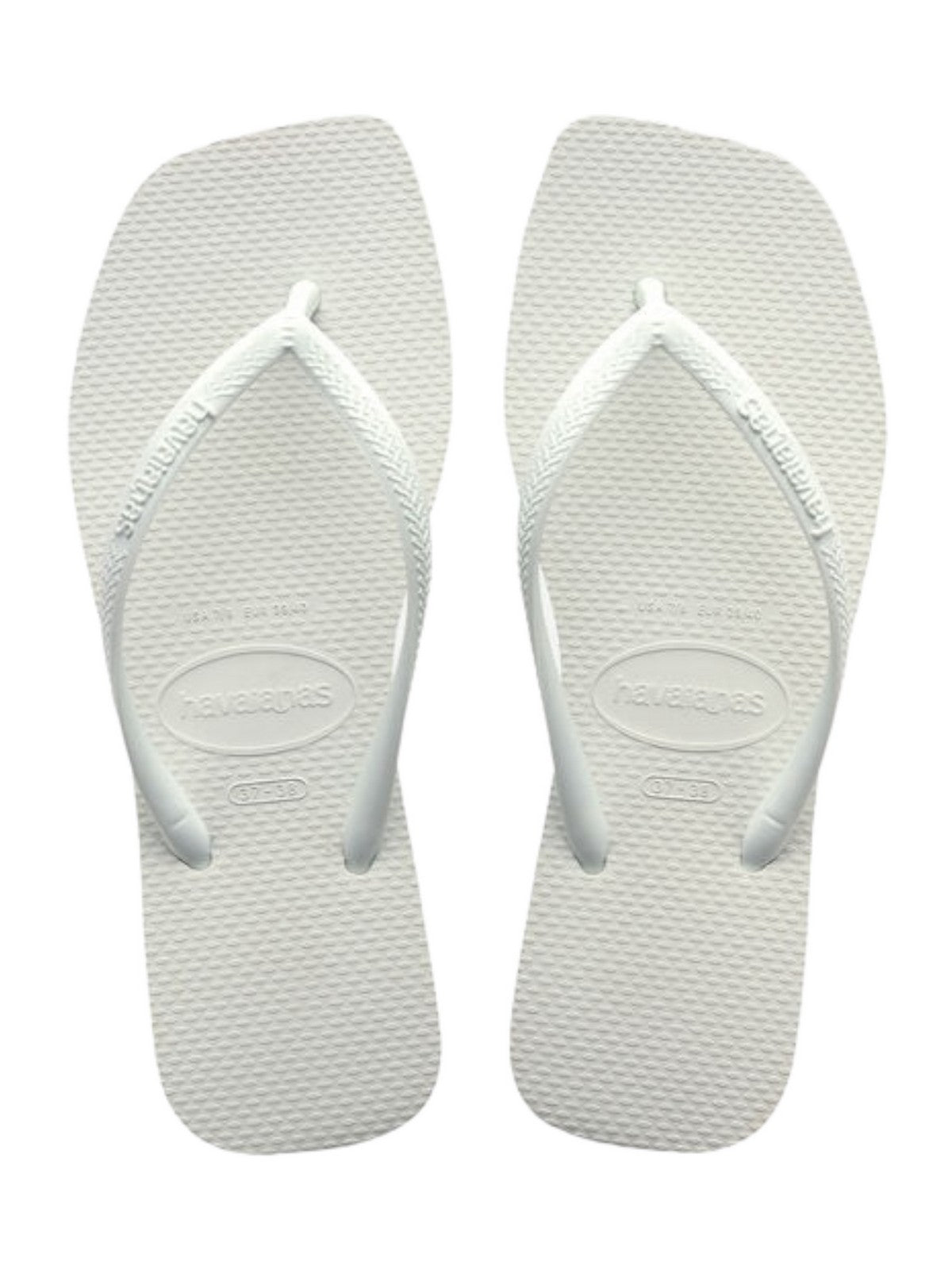 Havaianas Flip Flip Mujer Hav. Cuadrado 4148301.0001 blanco