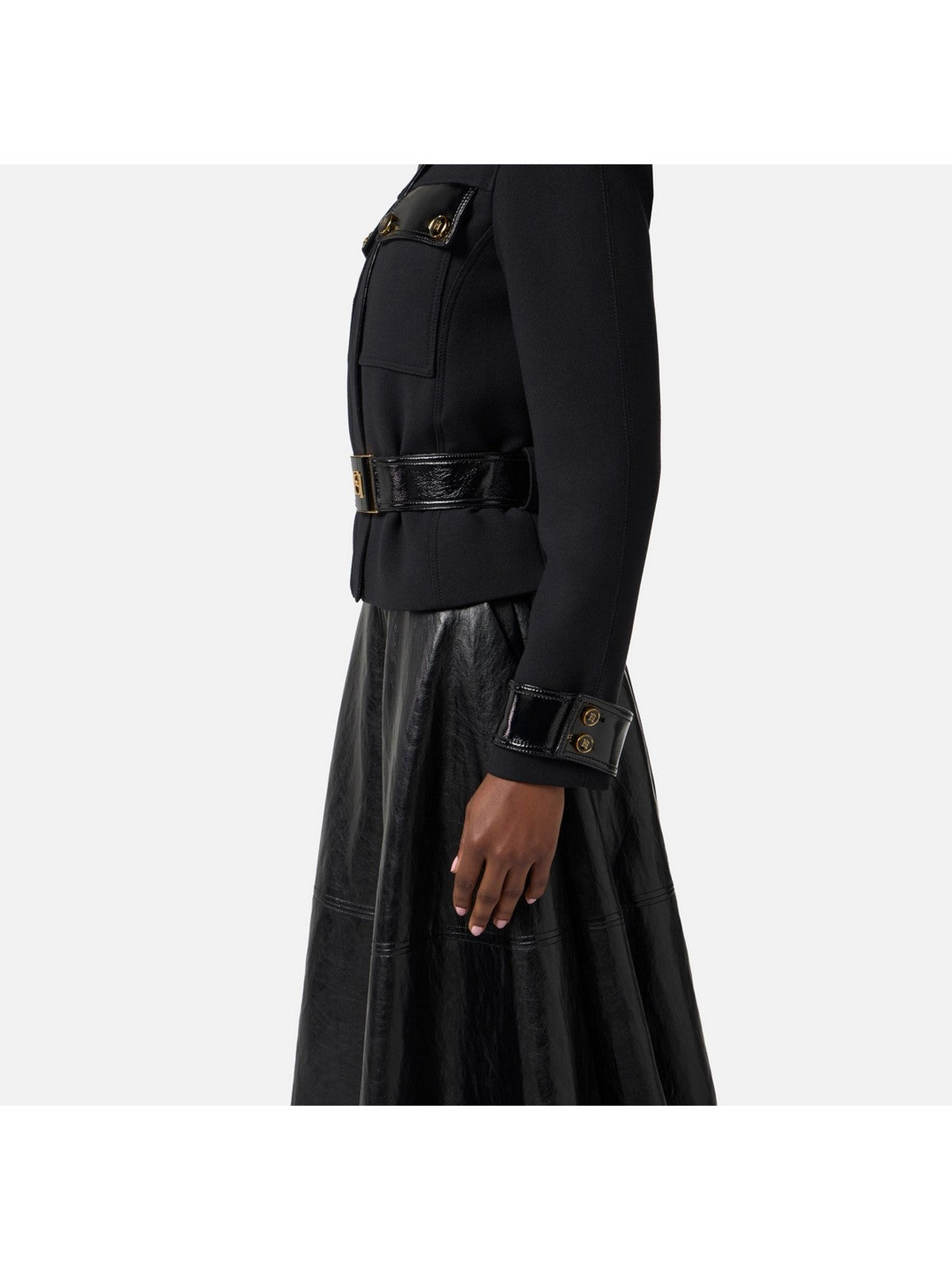 ELISABETTA FRANCHI Giubbino Donna  GB00356E2 110 Nero