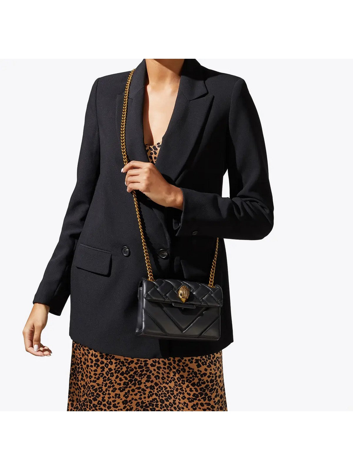 KURT GEIGER Borsa Donna MINI KENSINGTON X BAG 1470805109 BLACK/COMB BLACK/COMB gioboutiqueweb