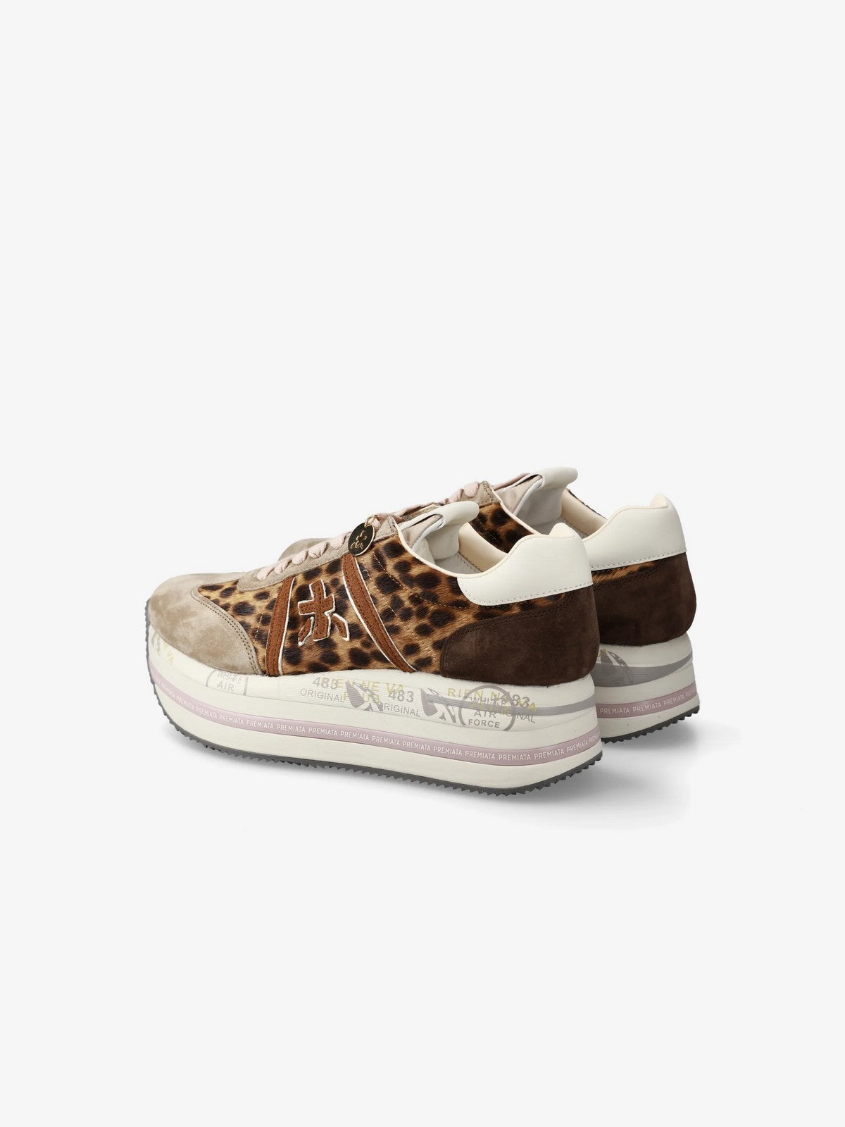 PREMIATA Sneaker Donna  BETH VAR 7741 ANIMALIER LEO