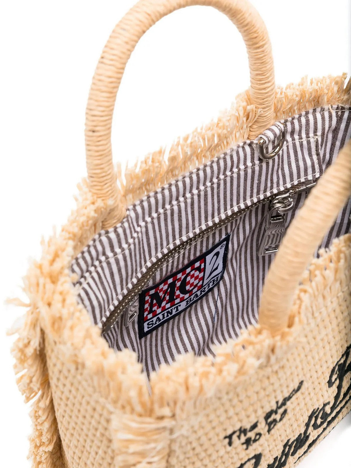 MC2 SAINT BARTH Borsa Donna  VANITY MINI STRAW N 03251H Beige gioboutiqueweb