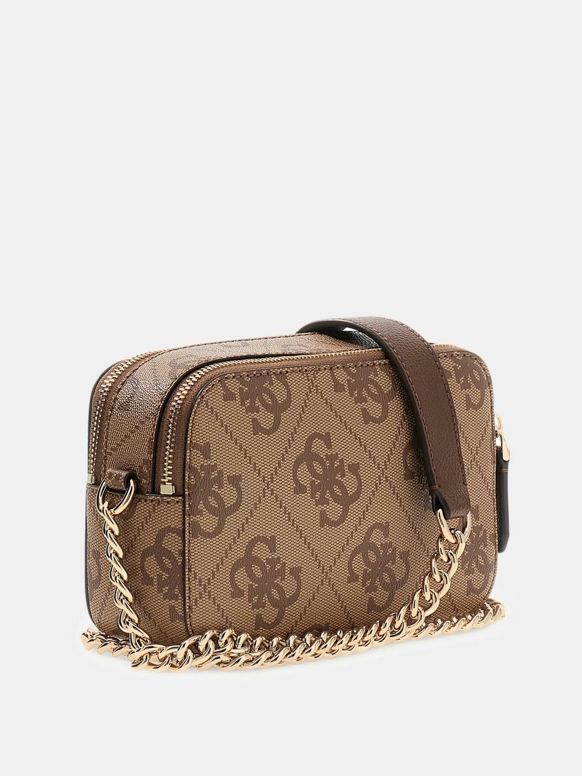 GUESS Borsa Donna NOELLE II CROSSBODY CAMERA HWSO96 72140 LGW LATTE LOGO/BROWN