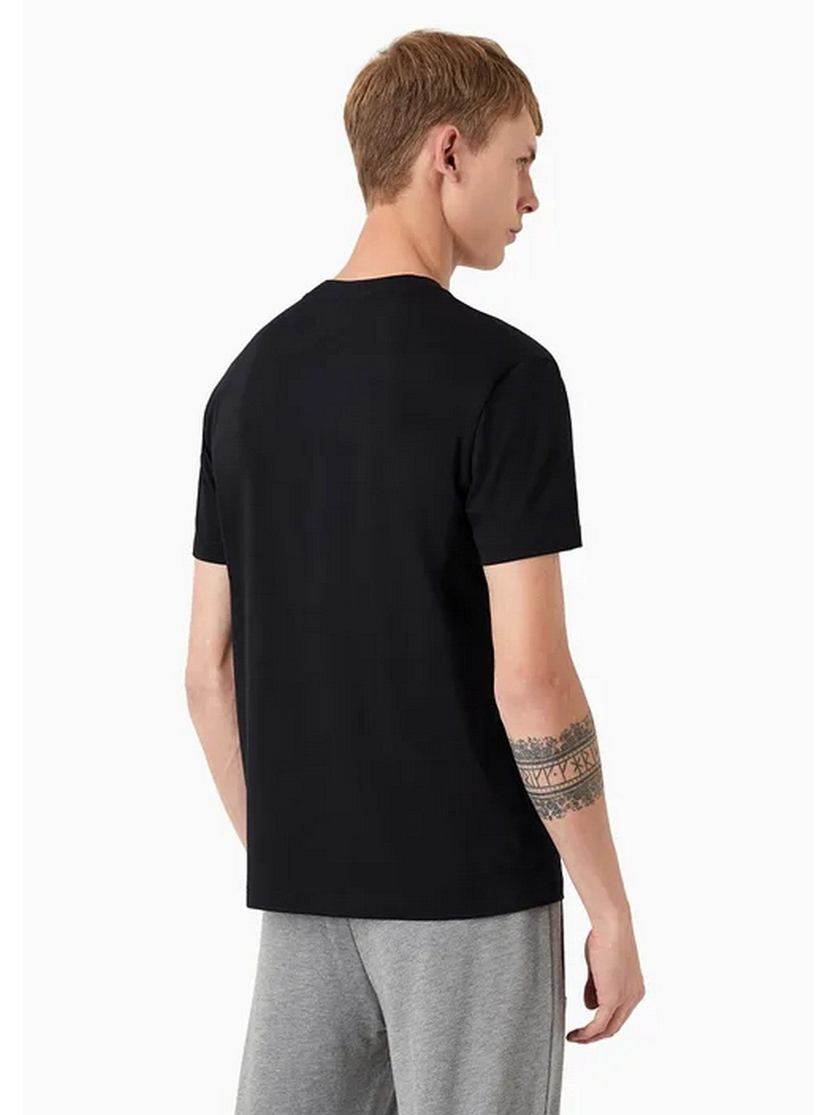 Emporio Armani T-shirts et pôle masculin 8n1tn5 1jpzz 0974 bleu