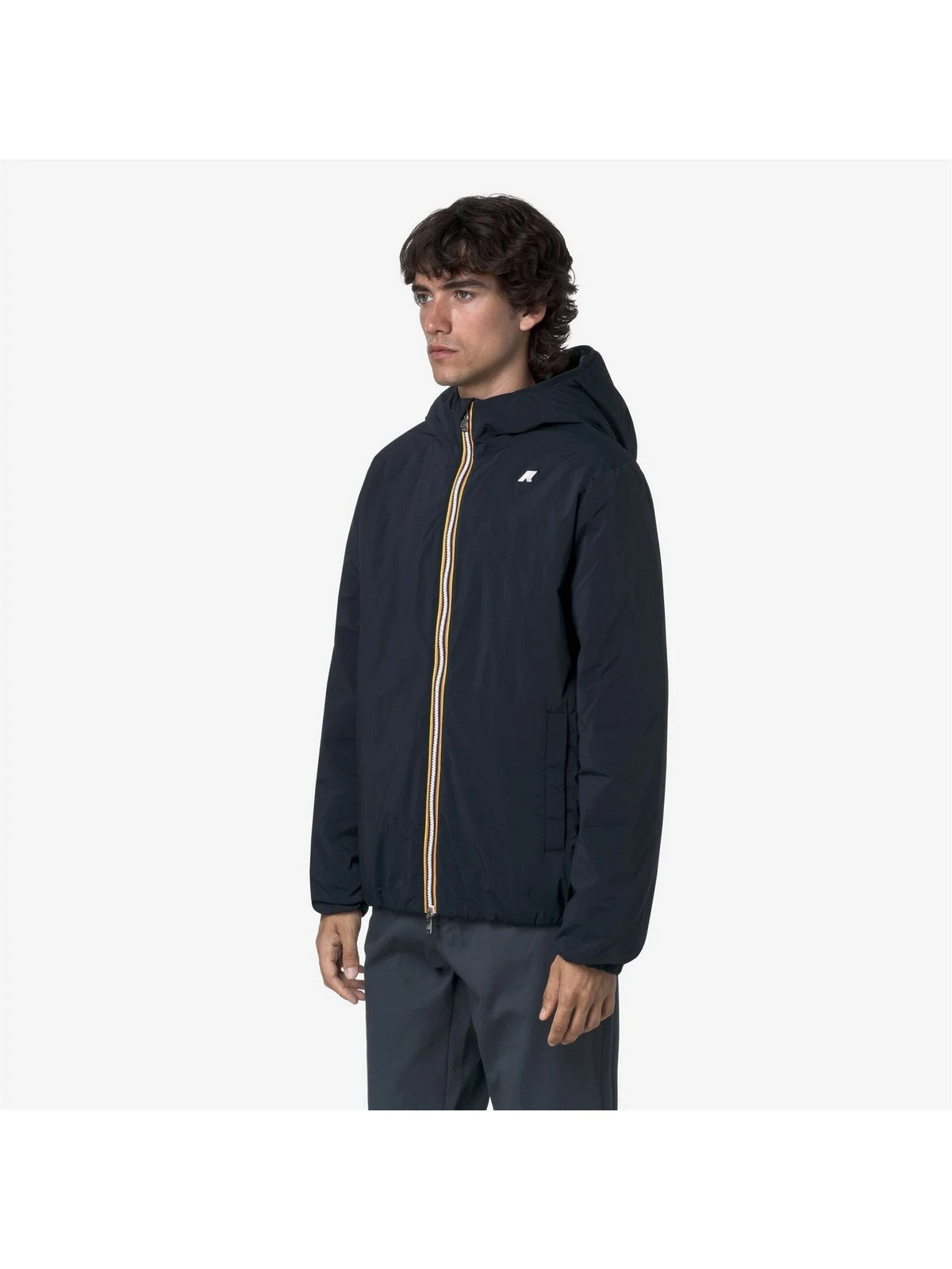 K-WAY Giubbino Uomo JACK PLAIN WARM K2136DW K89 BLUE DEPTH