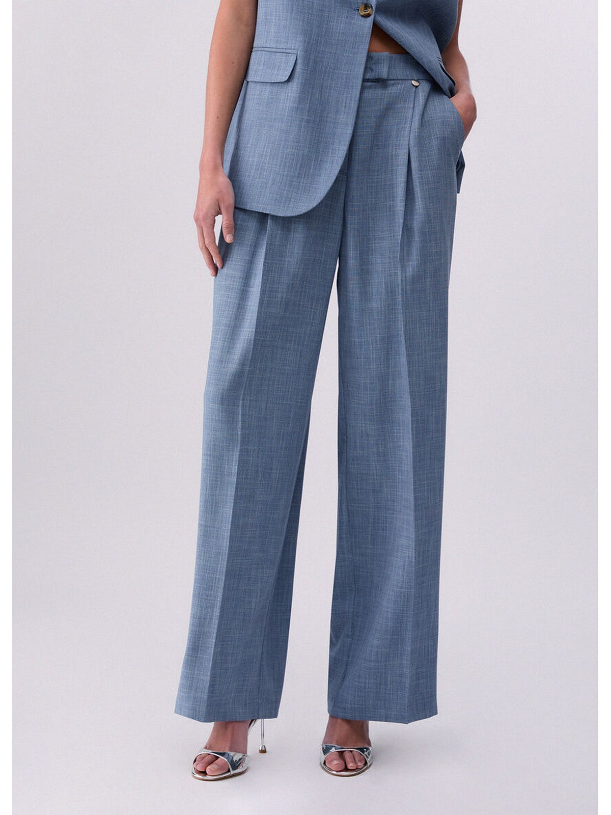 LIU JO WHITE Pantalone Donna  WA6167T332A X0761 Nt.blu effect denim