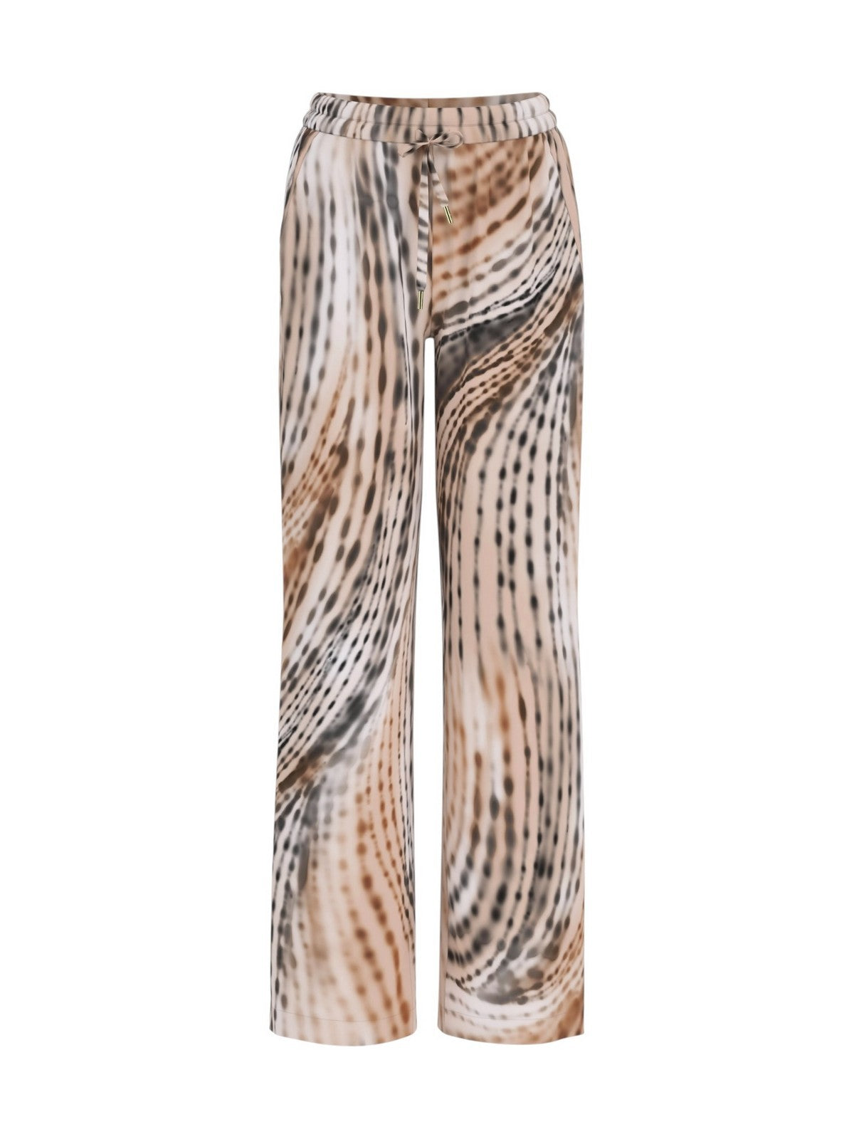 GUESS Pantalone Donna DALIA FLUID JOGGER PANT W6GB07 W1781 PMIH SHIBORI DRIFT PRINT