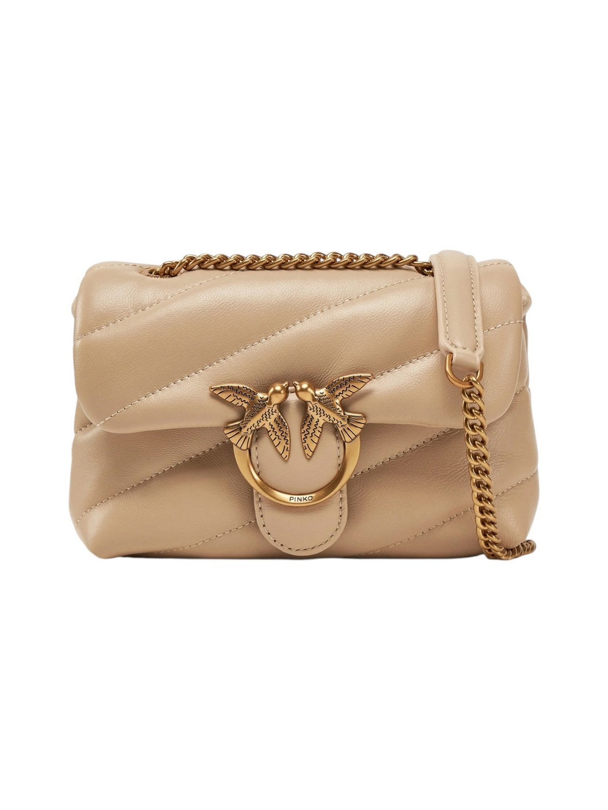 PINKO Borsa Donna Love Puff Baby Cl Sheep Nappa 100040-A0F2 C50Q BEIGE