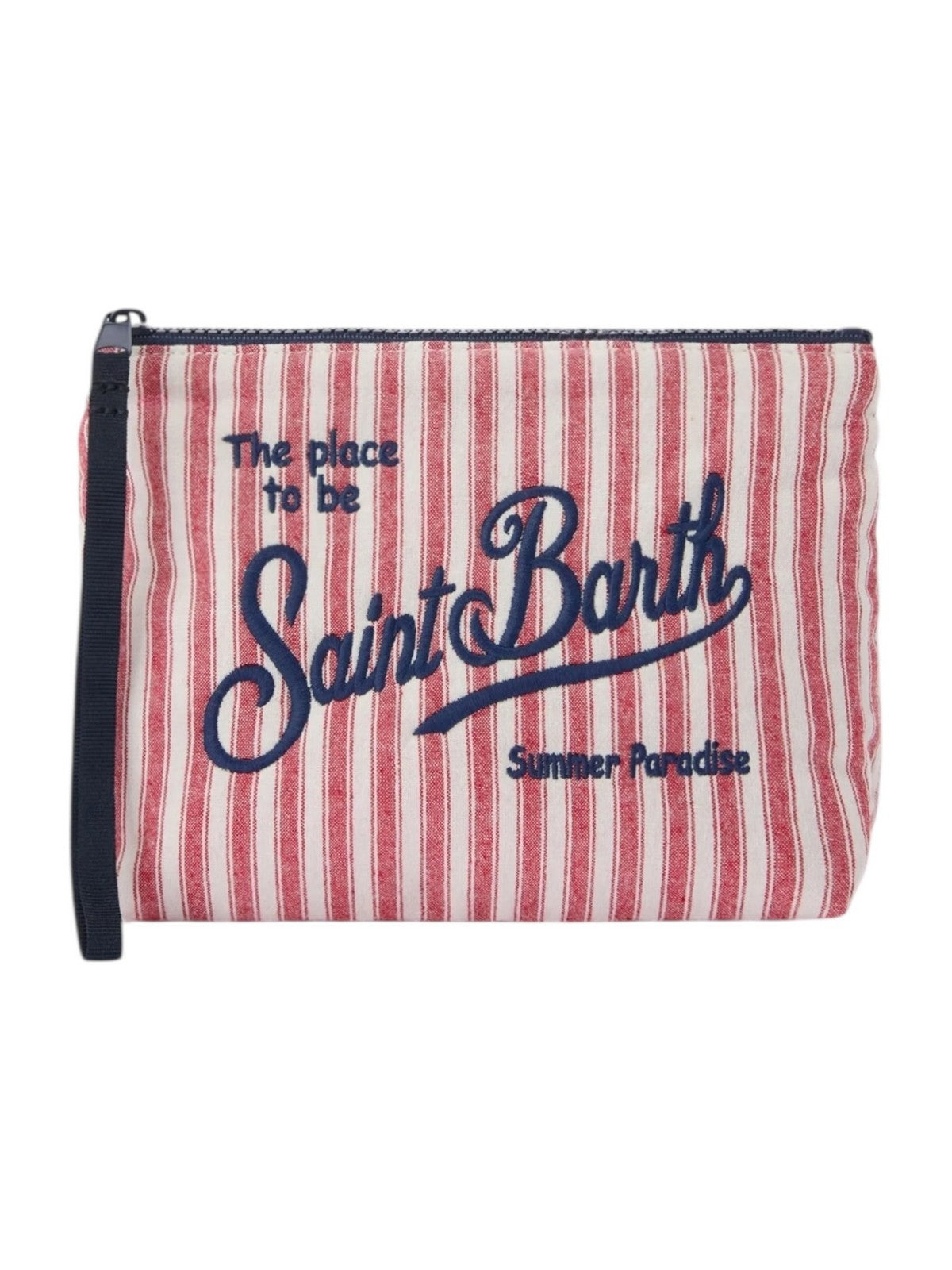 MC2 SAINT BARTH Pochette Donna  ALINE COTTON 00564L MICRO TINY V STRIPES 41 EMB