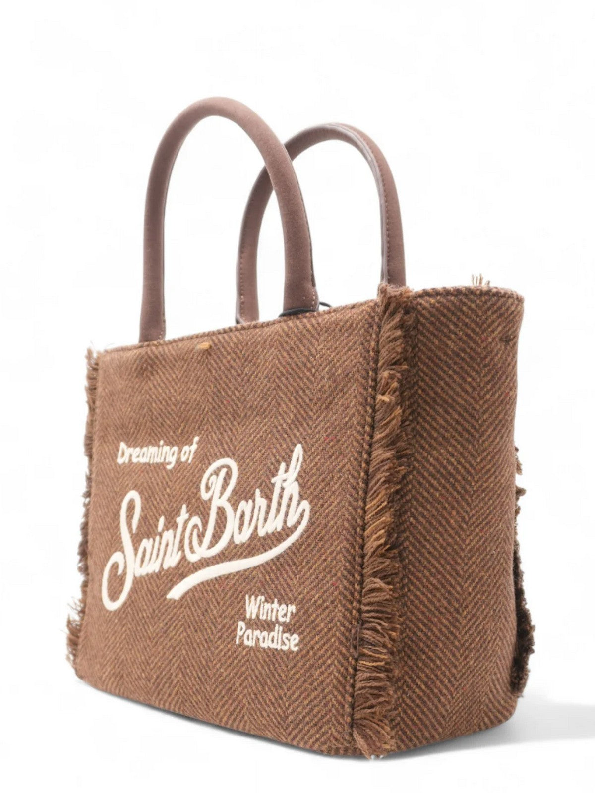 MC2 SAINT BARTH Borsa Donna  COLETTE WOOL 01352I HERRINGBONE 18 EMB