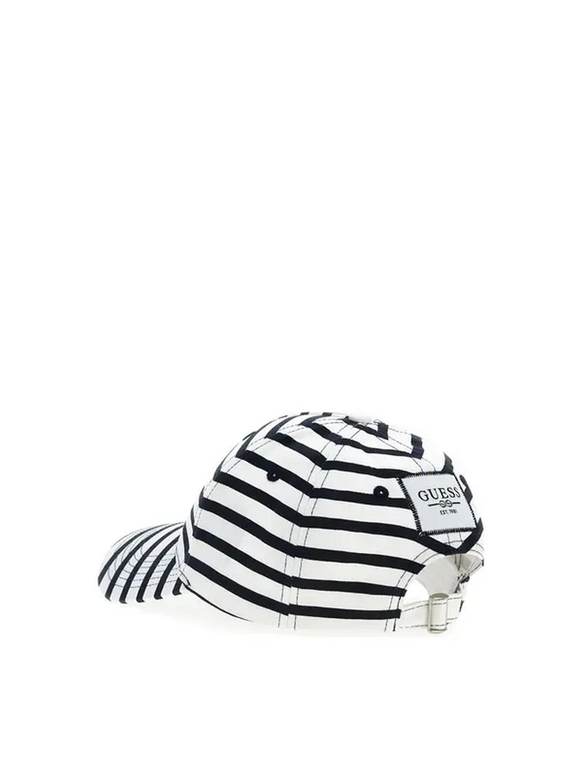 GUESS Cappello Donna CECILIA STRIPED MARINA BASEBAL W6GZ05 W2108 SM1L BLACKENED BLUE AND W