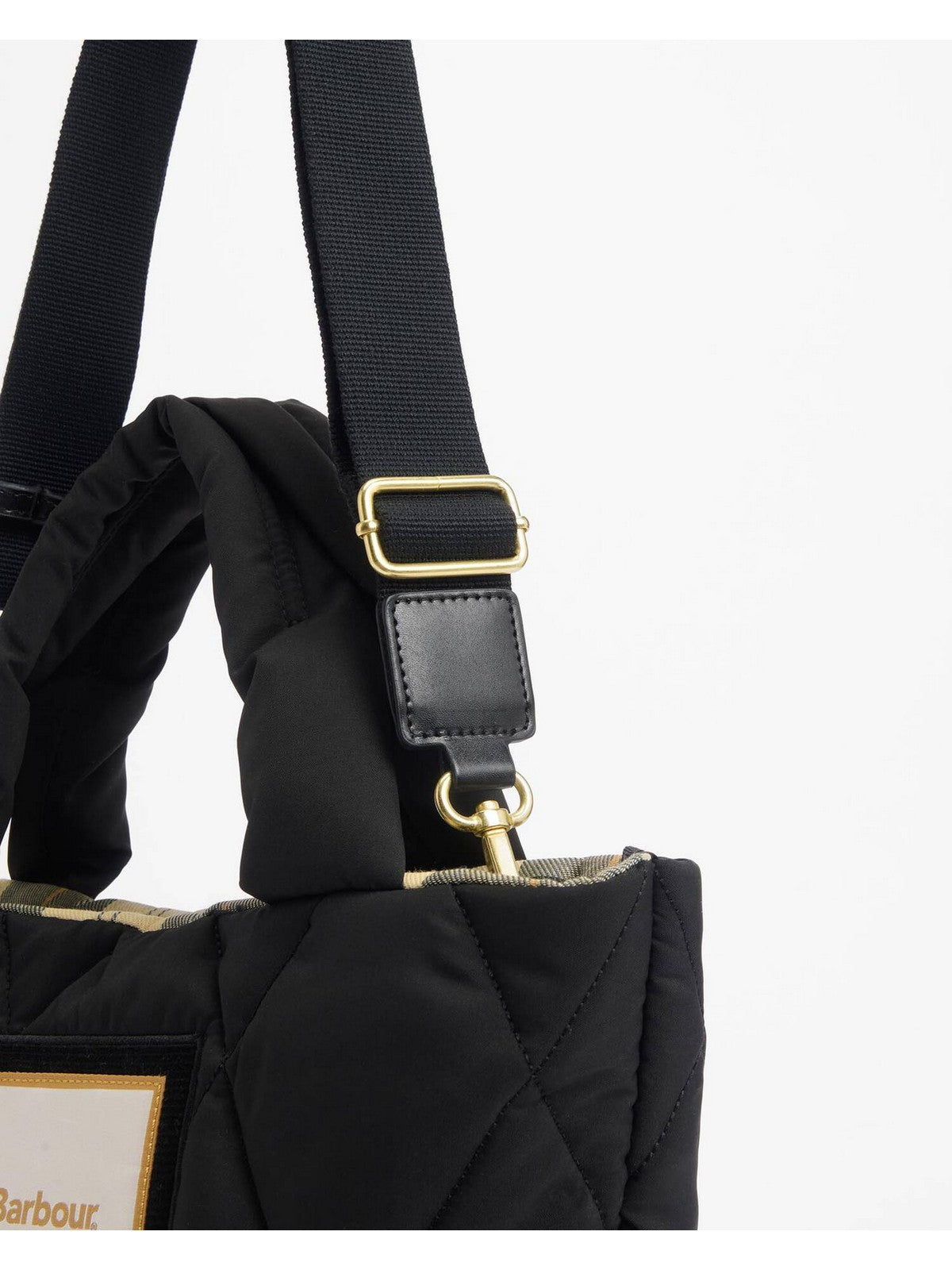 BARBOUR Bolso Mujer MARIAH MINI QUILTED LBA0435 BK31 NEGRO/ANTIGUO