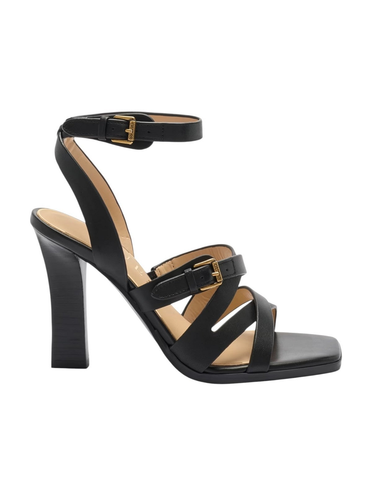 GUESS Sandalo Donna RADELA FLJRAD LEA03 BLACK BLACK