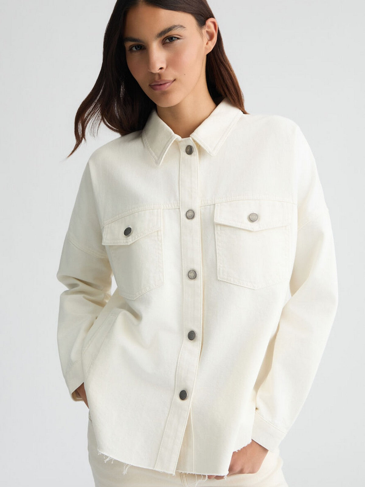 LIU JO BLUE DENIM Giubbino Donna  UA5165DS069 10701 Bianco