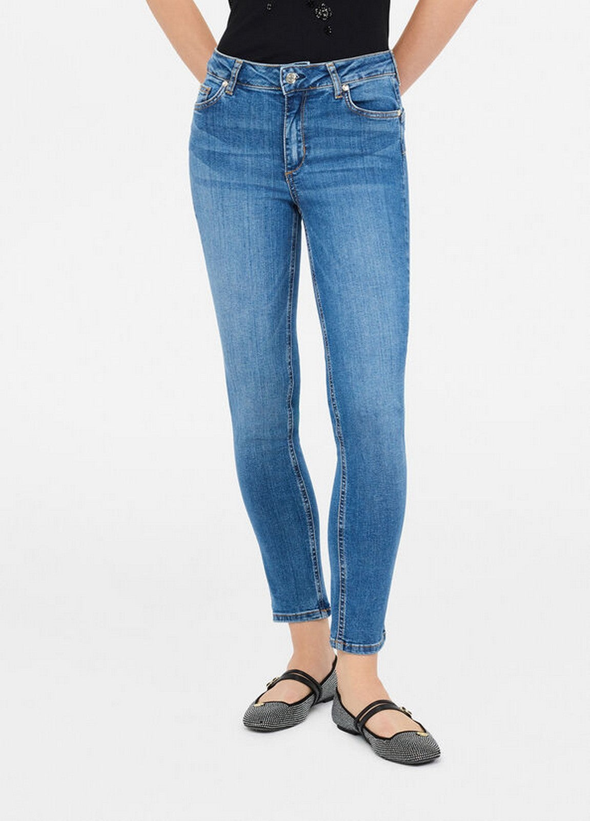 LIU JO BLUE DENIM Jeans Donna  UF5035D0236 78858 Den.Blue lt.saving w