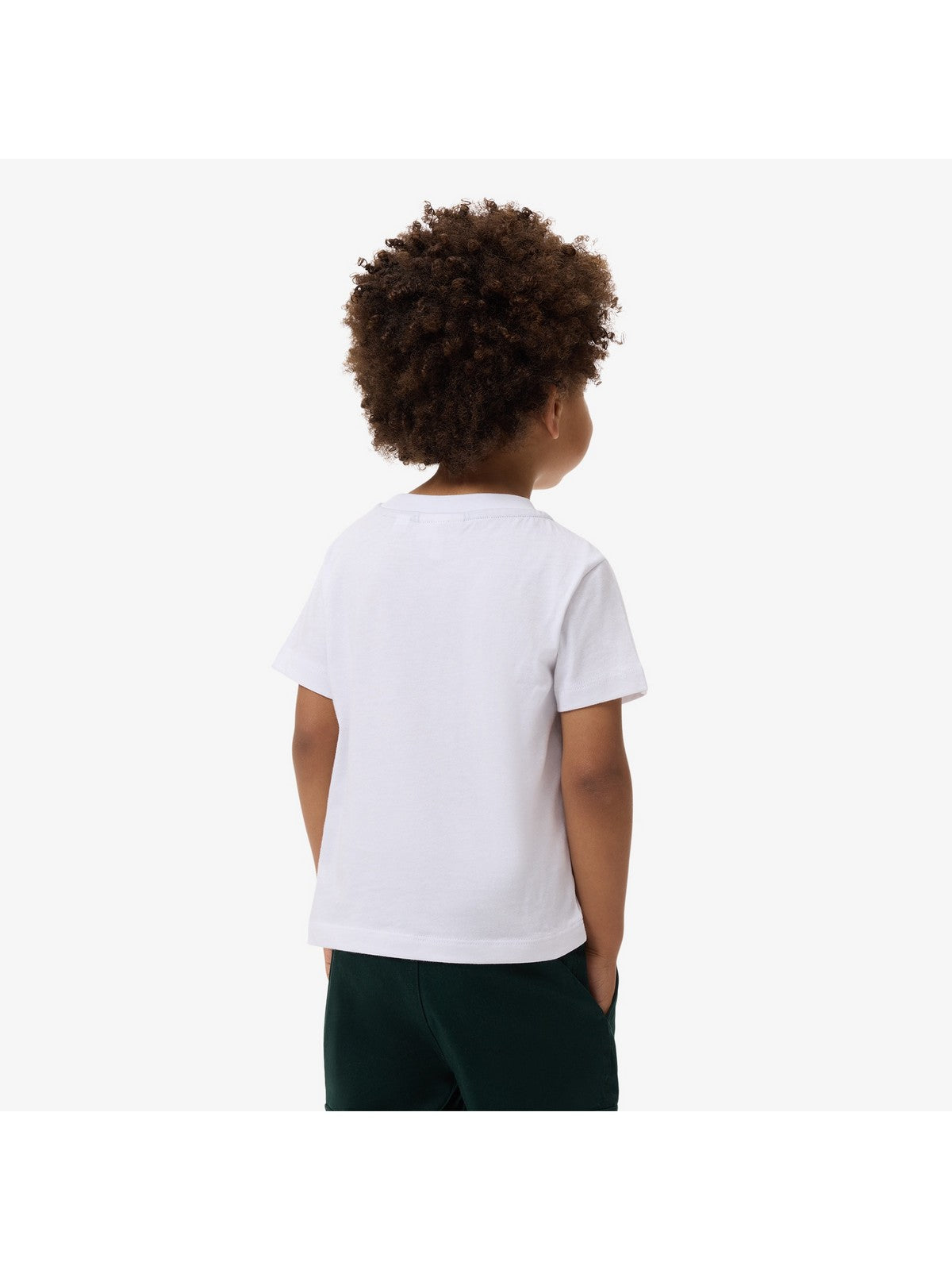 LACOSTE KIDS T-shirt Unisex bambino LCB CORE TEE 847025 W8L Bianco