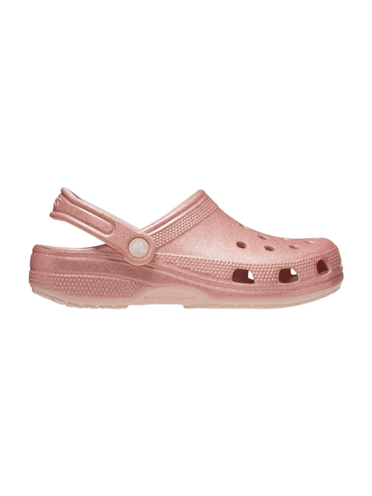 Crocs Ciabatta Frau Klassiker Glitzer Clog W 205942 6WV Rosa