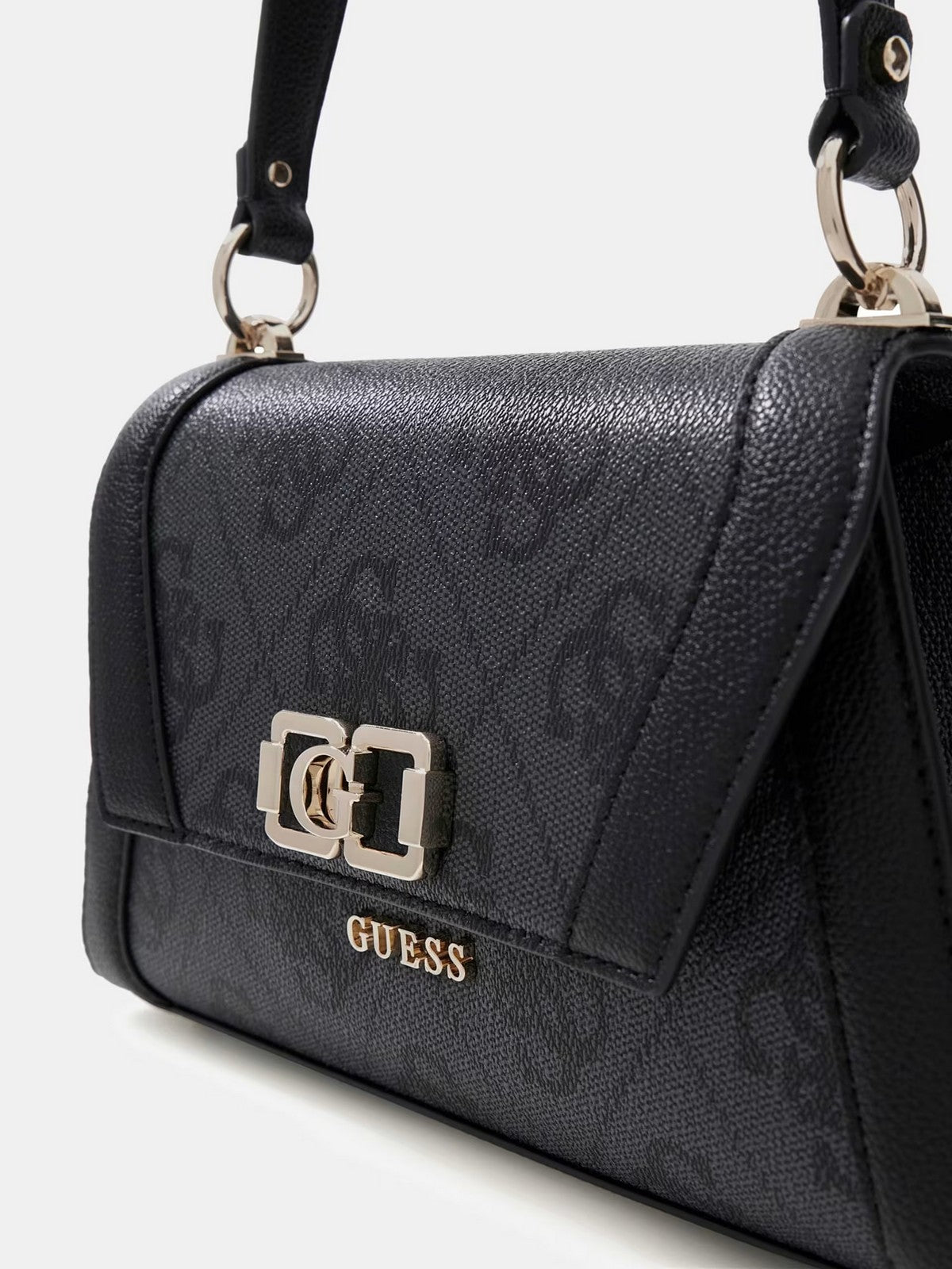 GUESS Borsa Donna KARNILLA LOGO FLAP SHLDR BAG HWOS99 01190 CLO COAL LOGO