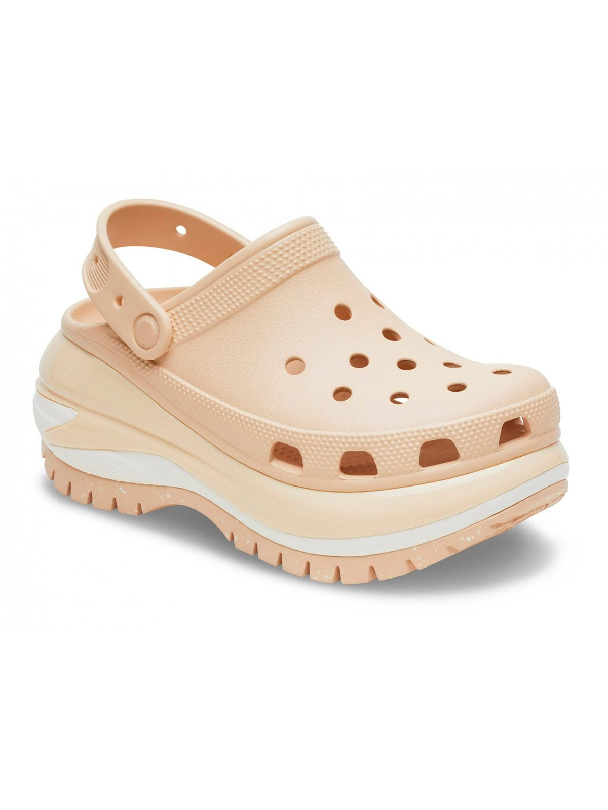 Crocs Ciabatta Donna Classic Mega Crush Clog W 207988 2DS BEIGE