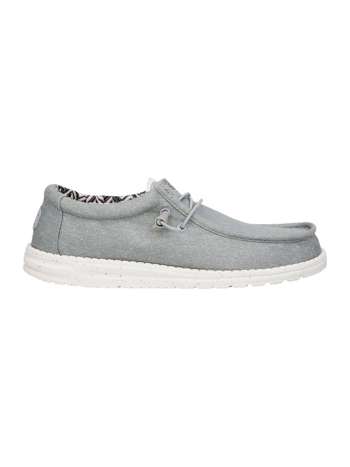 HEY DUDE Mocassin Homme Wally Toile HD.40700 007 Gris