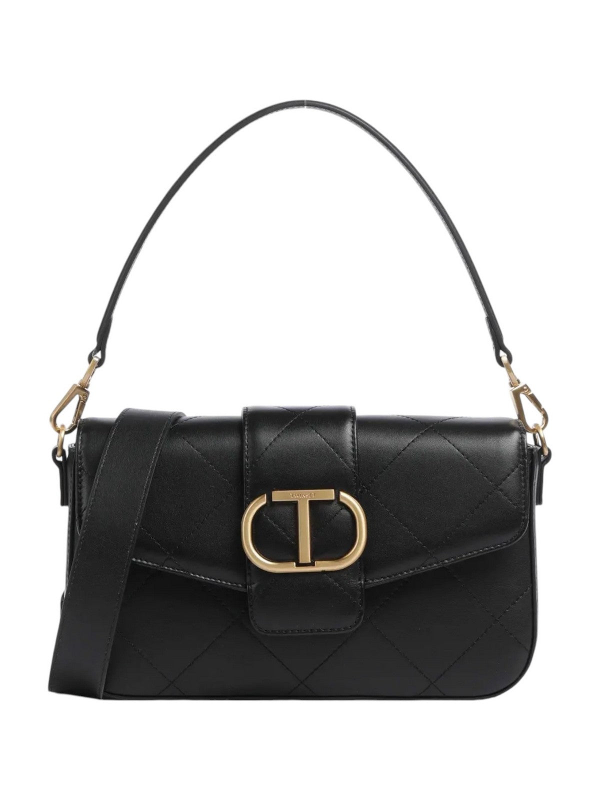 TWINSET Borsa Donna AMIE QUILTED LEATHER 242TB7130 00006 Nero