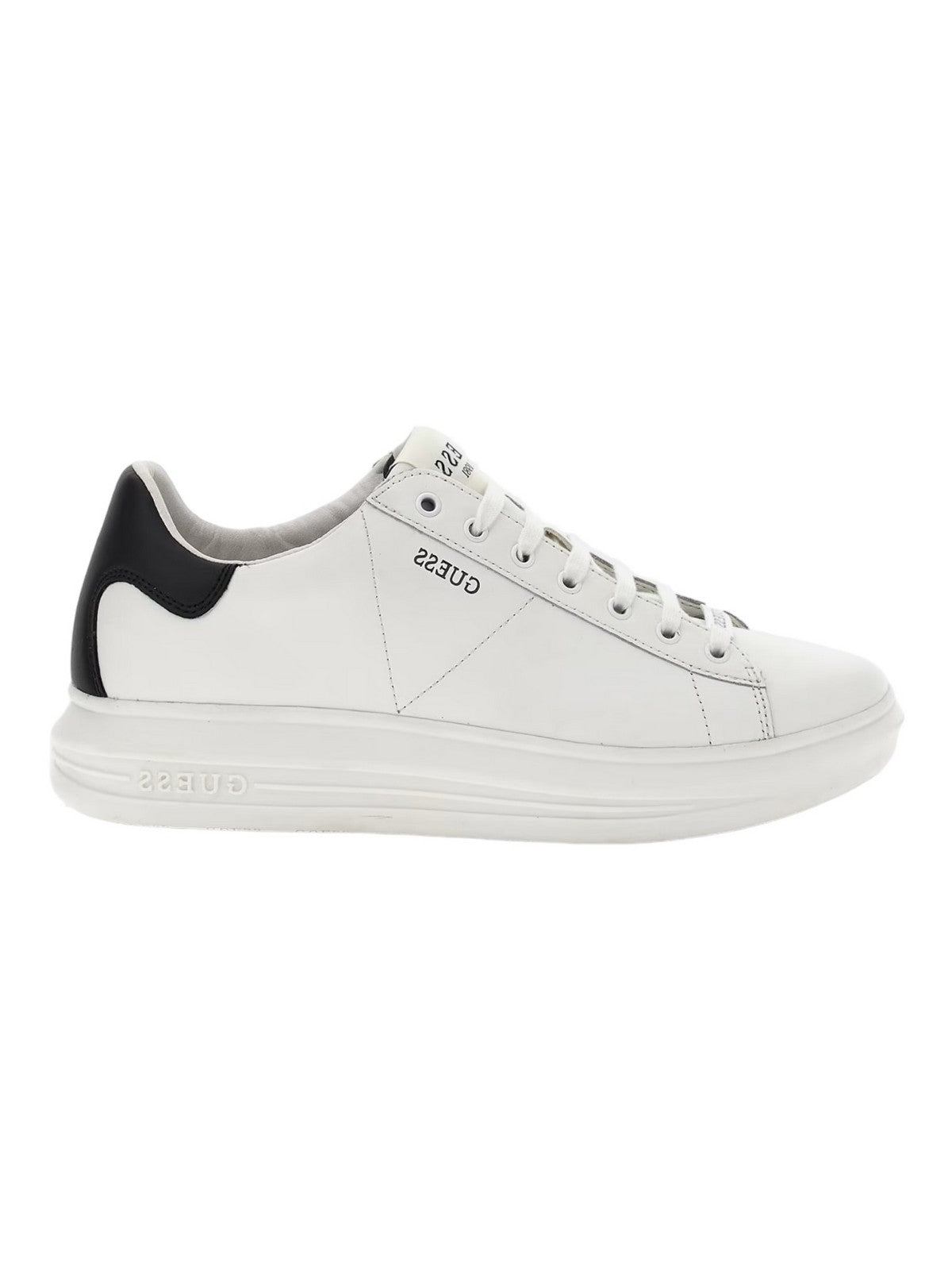 GUESS Vibo FM8VIB LEL12 WHIBK Baskets pour hommes Blanc