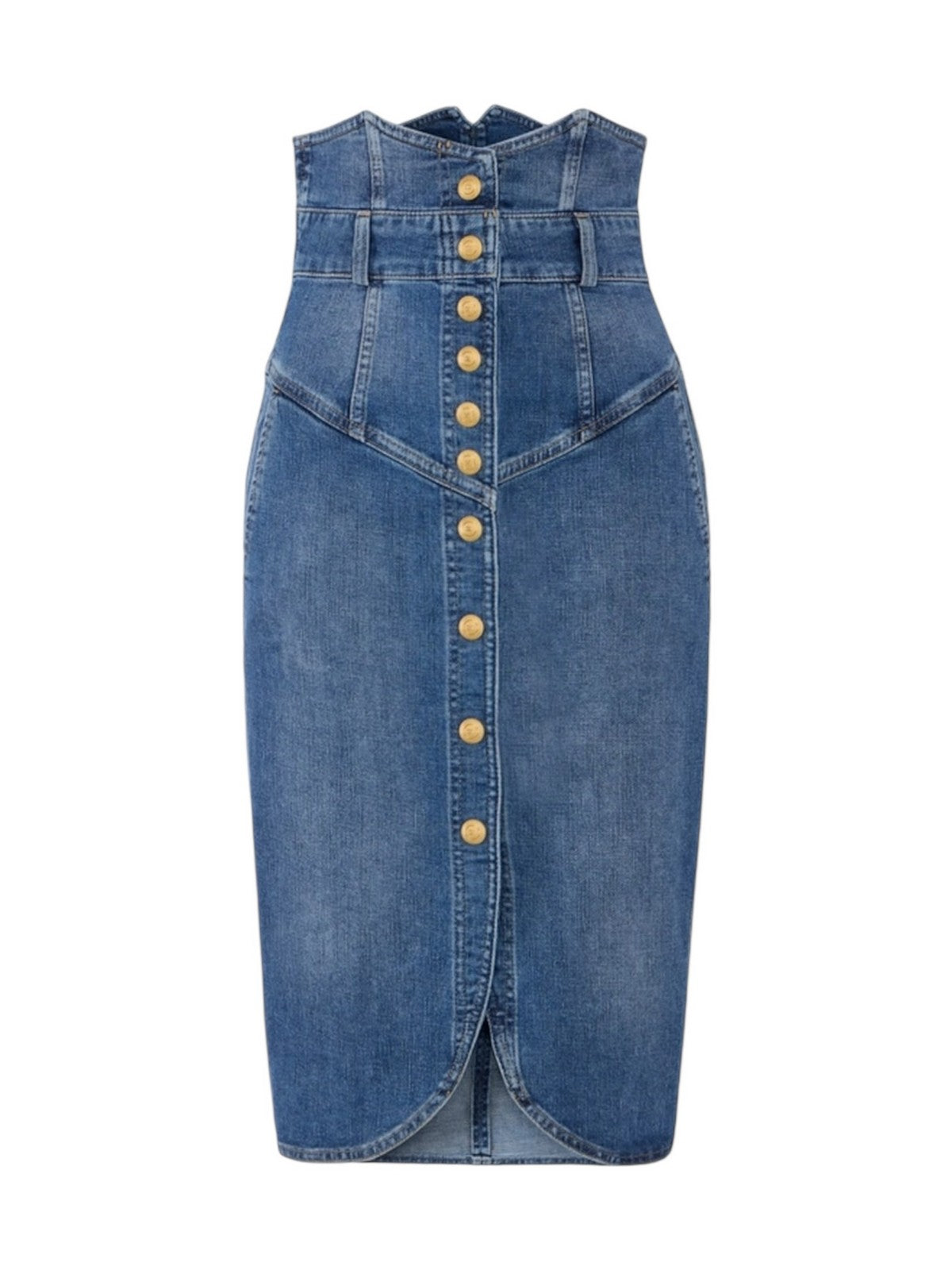 ELISABETTA FRANCHI Gonna Donna  GJ41I61E2 139 BLUE VINTAGE