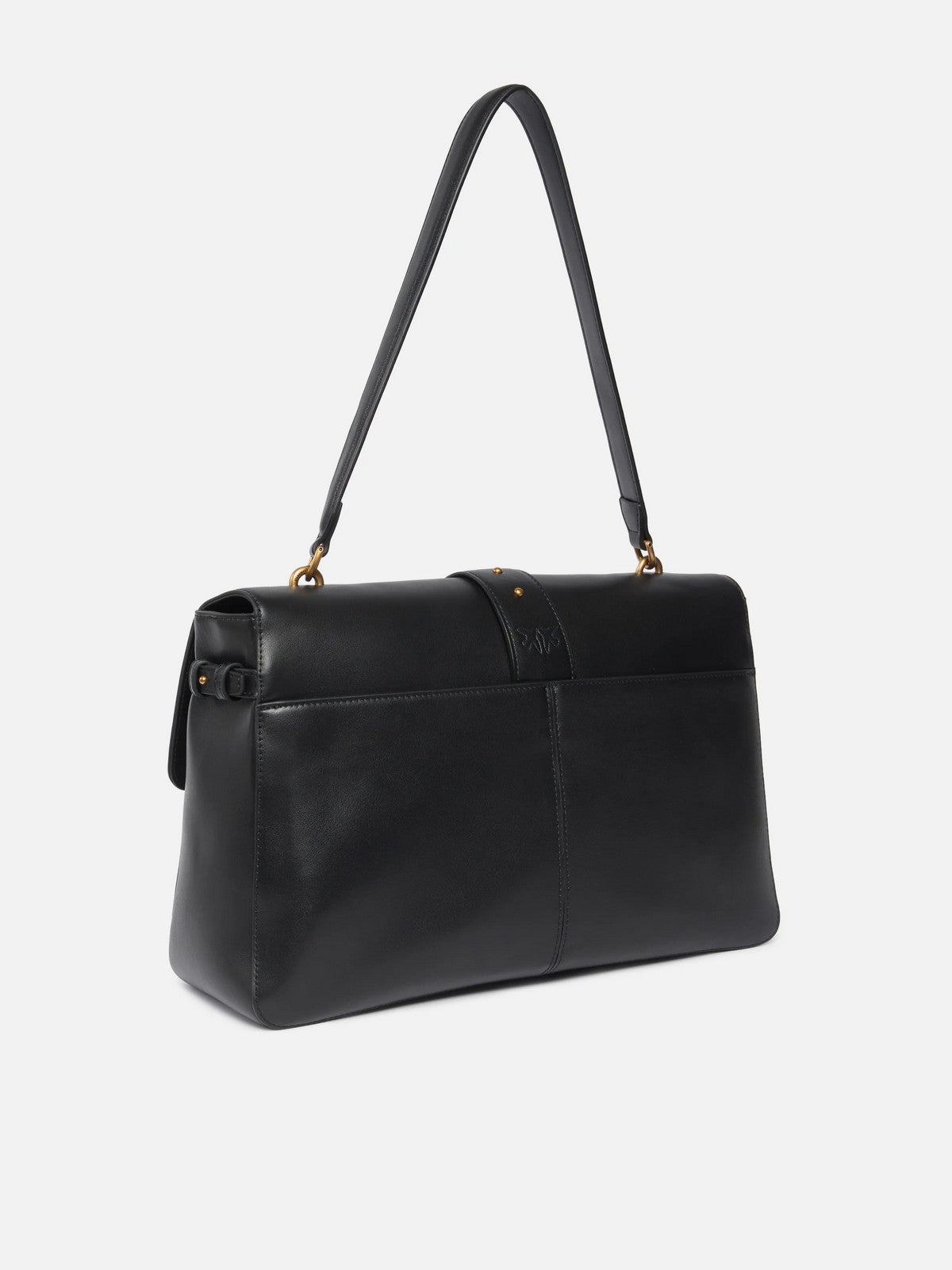 PINKO Borsa Donna LOVE ONE EXTRA SLOUCHY VITELLO 105067-A0QO Z99Q NERO-ANTIQUE GOLD