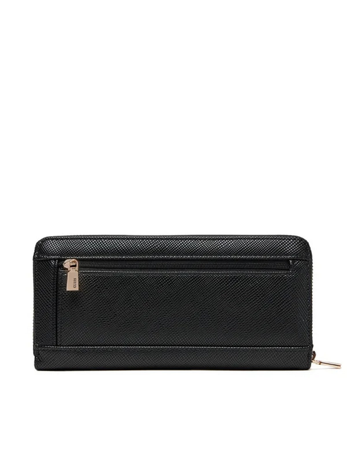 GUESS Portafoglio Donna LAUREL II SLG LARGE ZIP AROUND SWZG74 59146 BLA BLACK
