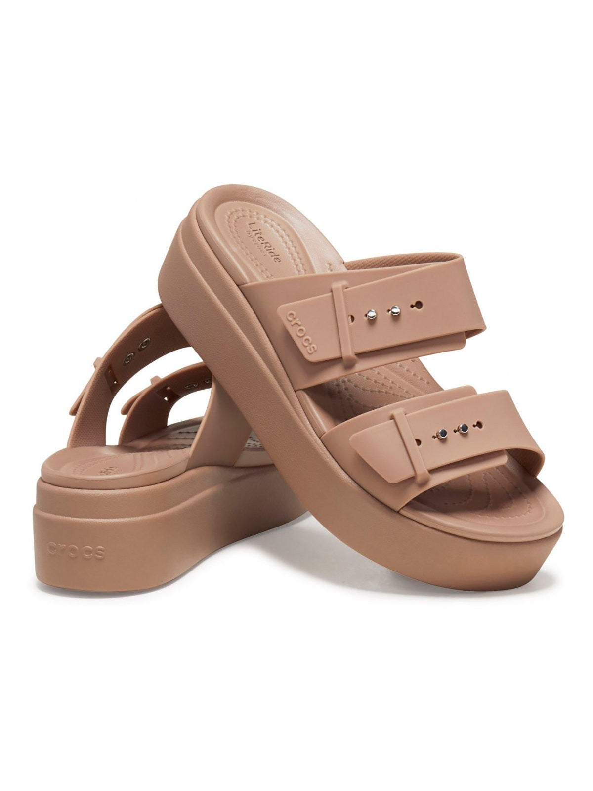 CROCS Sandale pour femme Crocs Brooklyn Sandal Low WgeW 207431 2Q9 Marron