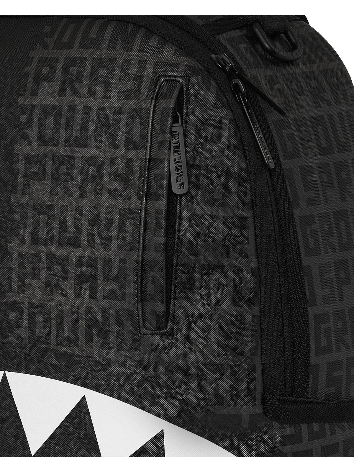 SPRAYGROUND Zaino Uomo SHARK CENTRAL SPLIT INFINITY DLXSV BACKPACK 910B6249NSZ Nero gioboutiqueweb