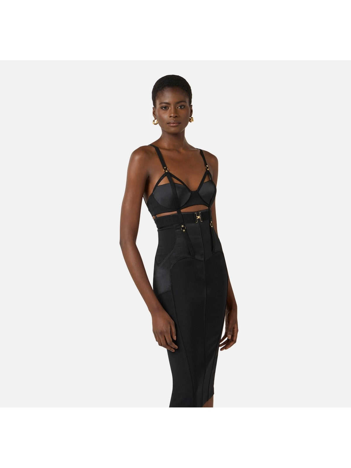 ELISABETTA FRANCHI Abito Donna  AB88162E2 110 Nero