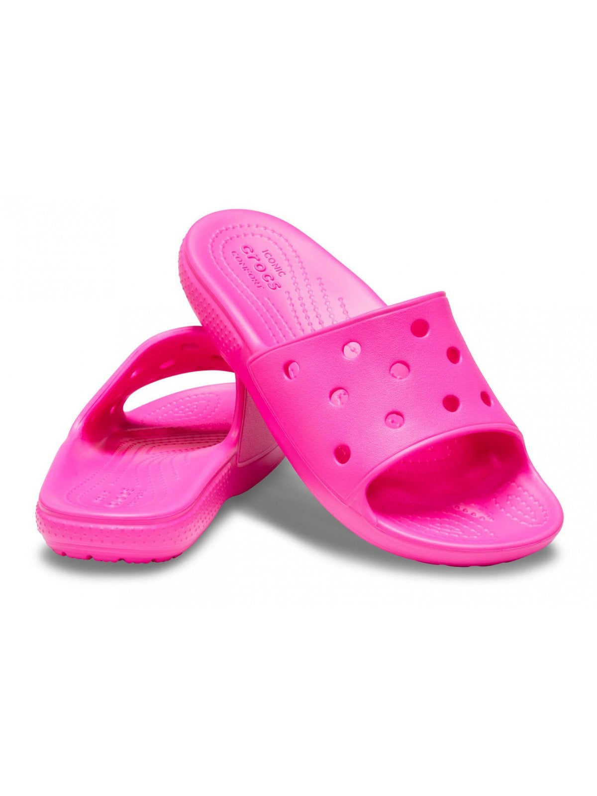 CROCS Chaussons pour filles et garçons Classic Crocs Slide 206396 6QQ Rose