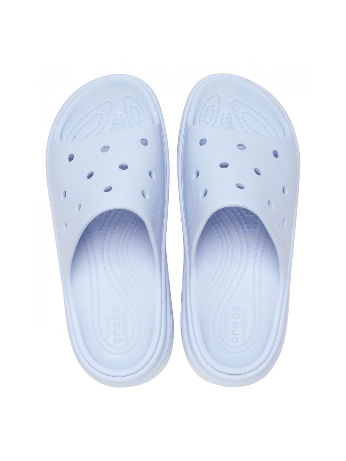 CROCS Pantoufle Stomp Slide W 209346 5AF pour femme Bleu