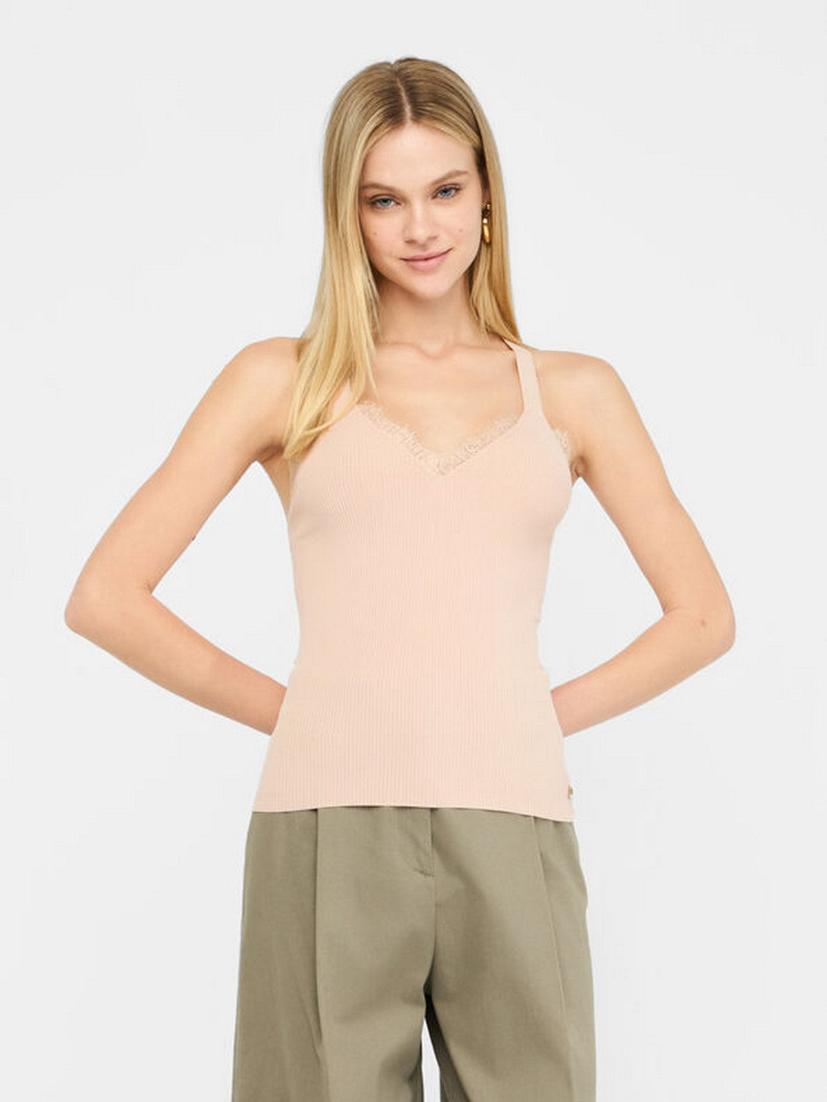 LIU JO BLACK Top Donna  CF5160MS46M X0719 Pink poudre