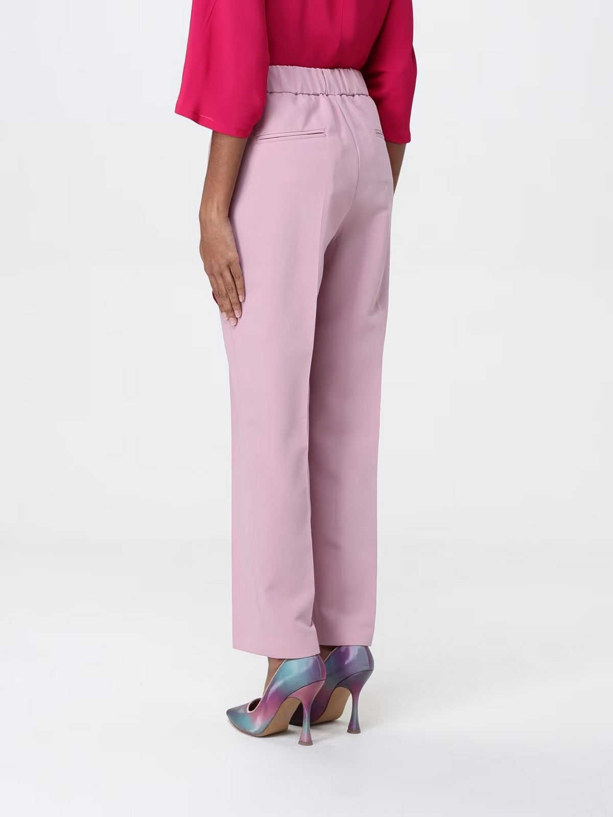 LIU JO WHITE Pantalone Donna  WA5287T1811 51906 ROSE gioboutiqueweb