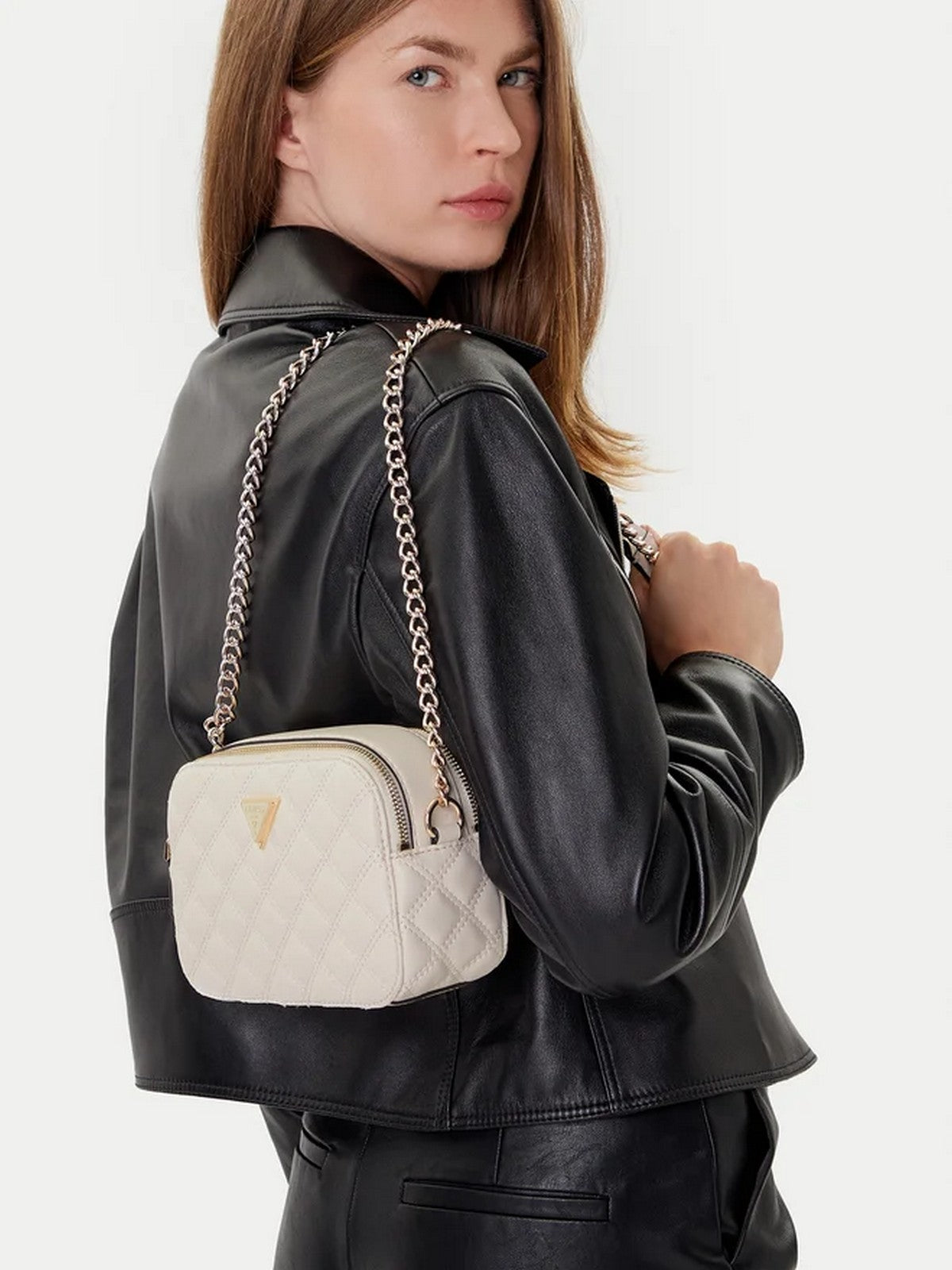 GUESS Borsa Donna GIULLY II CAMERA BAG HWQG96 73140 OFF off white