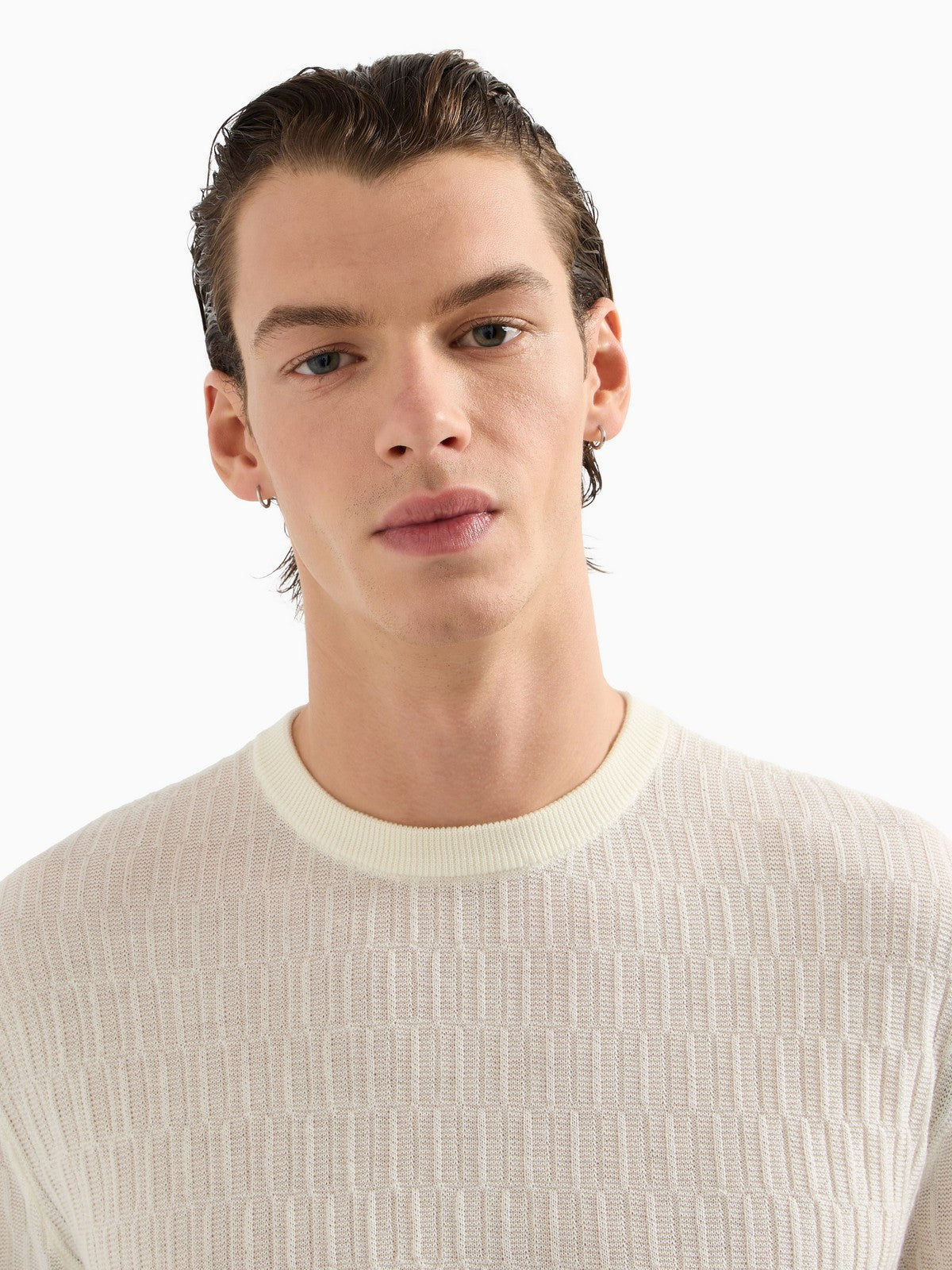 EMPORIO ARMANI Maglia Uomo  EM001568 AF14854 F1062 Beige gioboutiqueweb