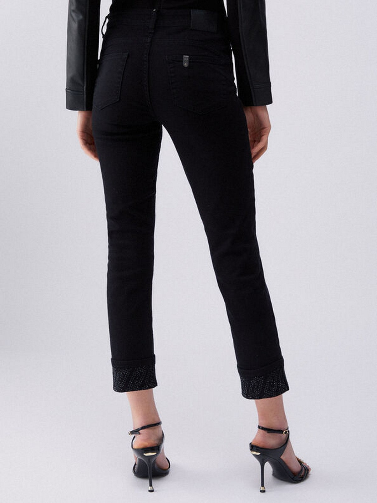 LIU JO BLUE DENIM Pantalone Donna  UA6006T2594 22222 Nero