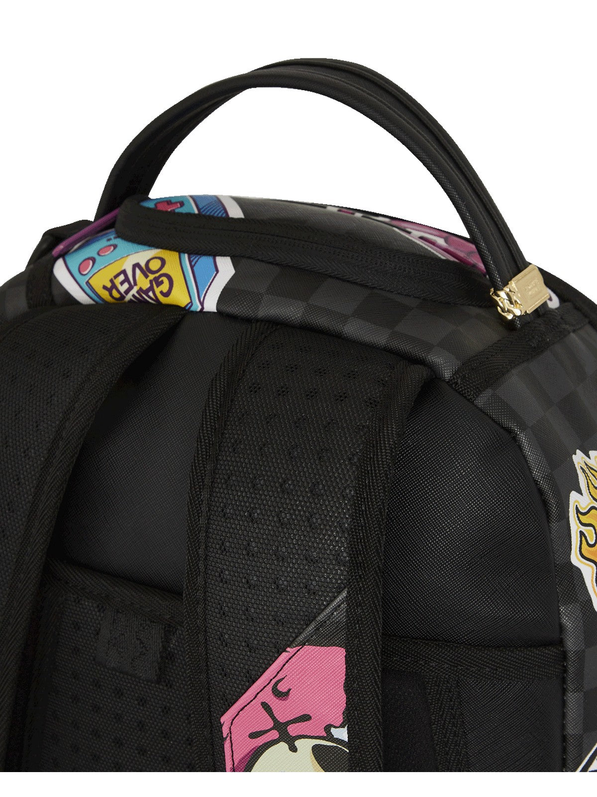 SPRAYGROUND Zaino Uomo LIPS SMACK DOWN DLXSV BACKPACK 910B7581NSZ Nero