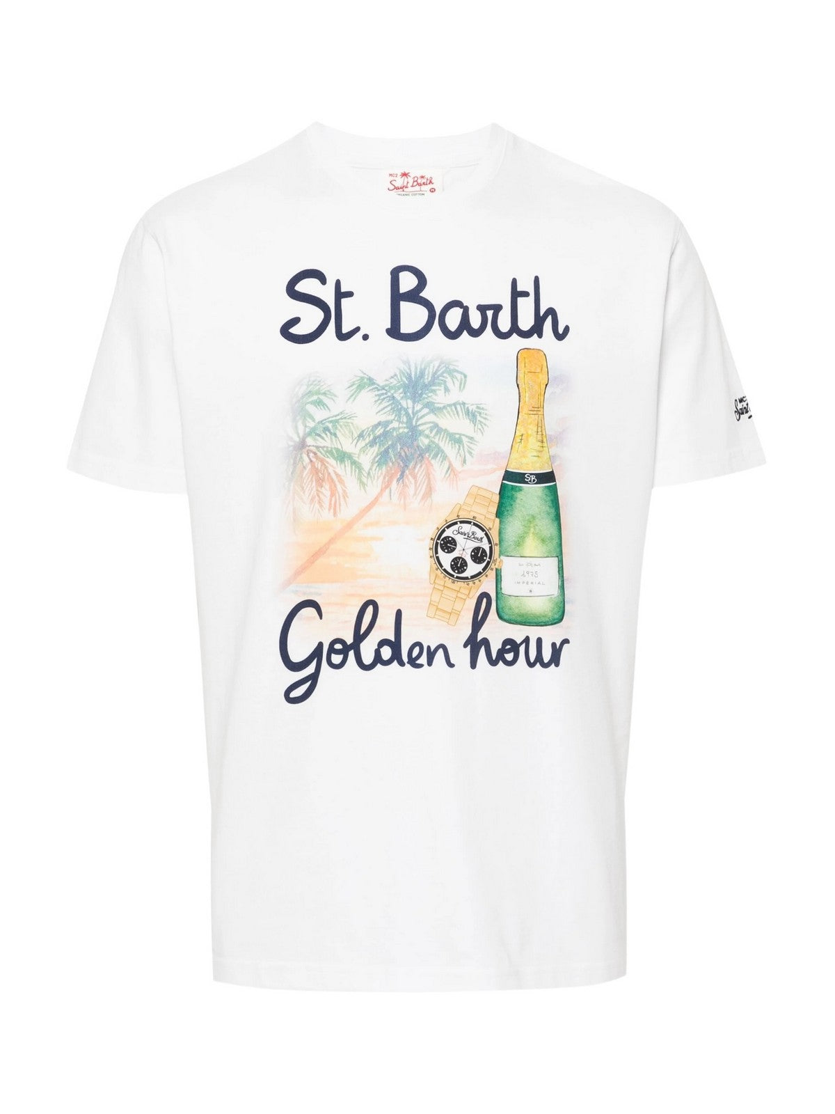 T-shirt MC2 Saint Barth i Polo Men Tshirt Man 04519f White