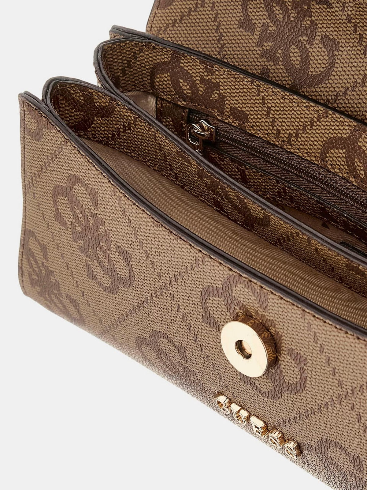 GUESS Borsa Donna QUEENSLAND TOP HANDLE FLAP HWOS96 55200 LTL LATTE LOGO