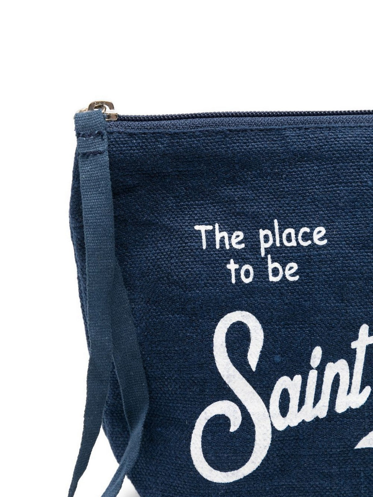 MC2 SAINT BARTH Pochette Unisex adulto  ALINE LINEN 00119L LINEN 61 BLUE NAVY