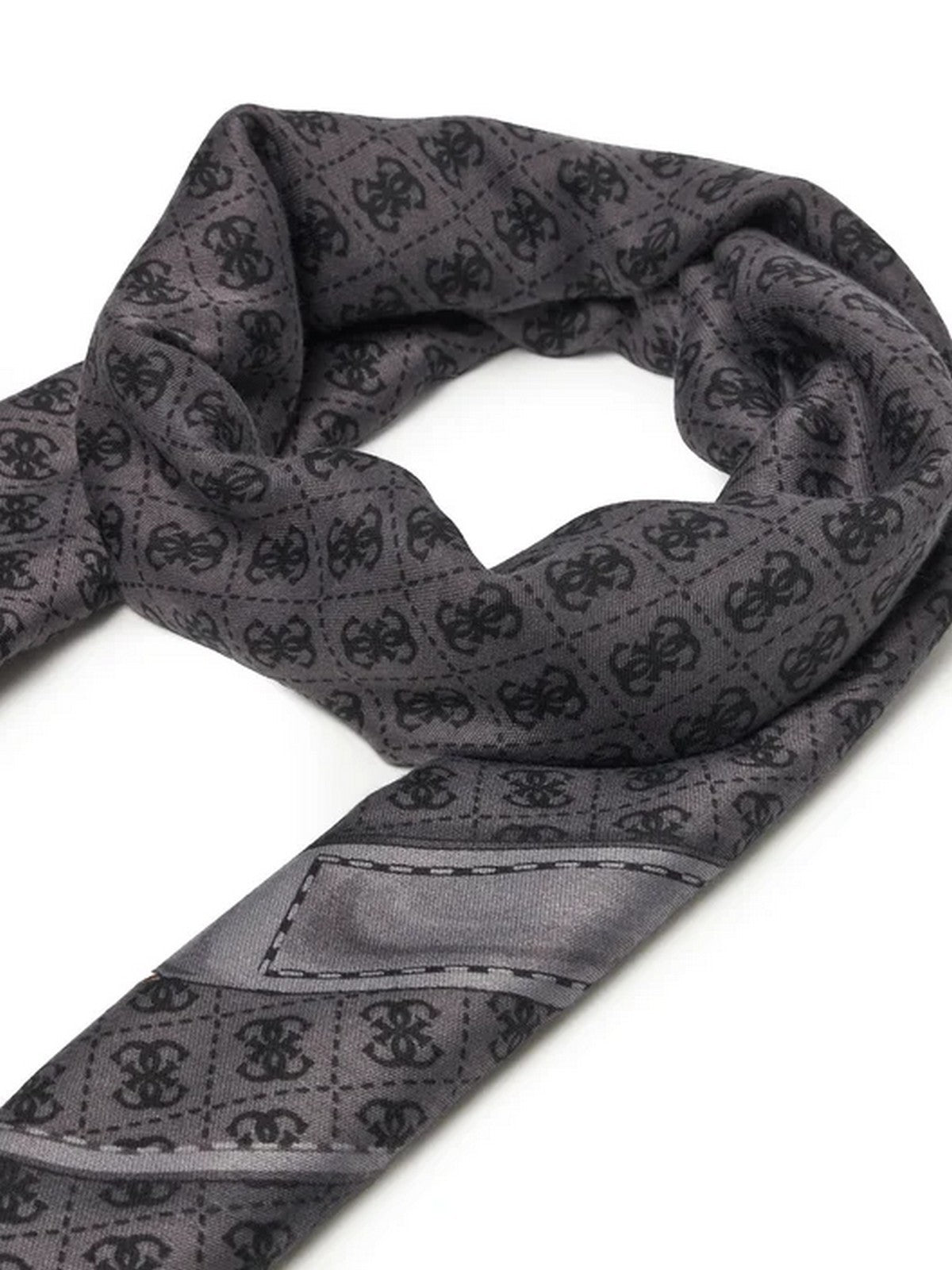 GUESS Foulard Donna NOELLE PRINTED SCARF 90X180 AW5413 POL03 CLO COAL LOGO