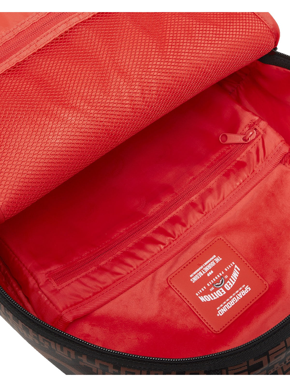 SPRAYGROUND Zaino Uomo MONEY SPLIT DLX BACKPACK 910B7222NSZ MARRONE