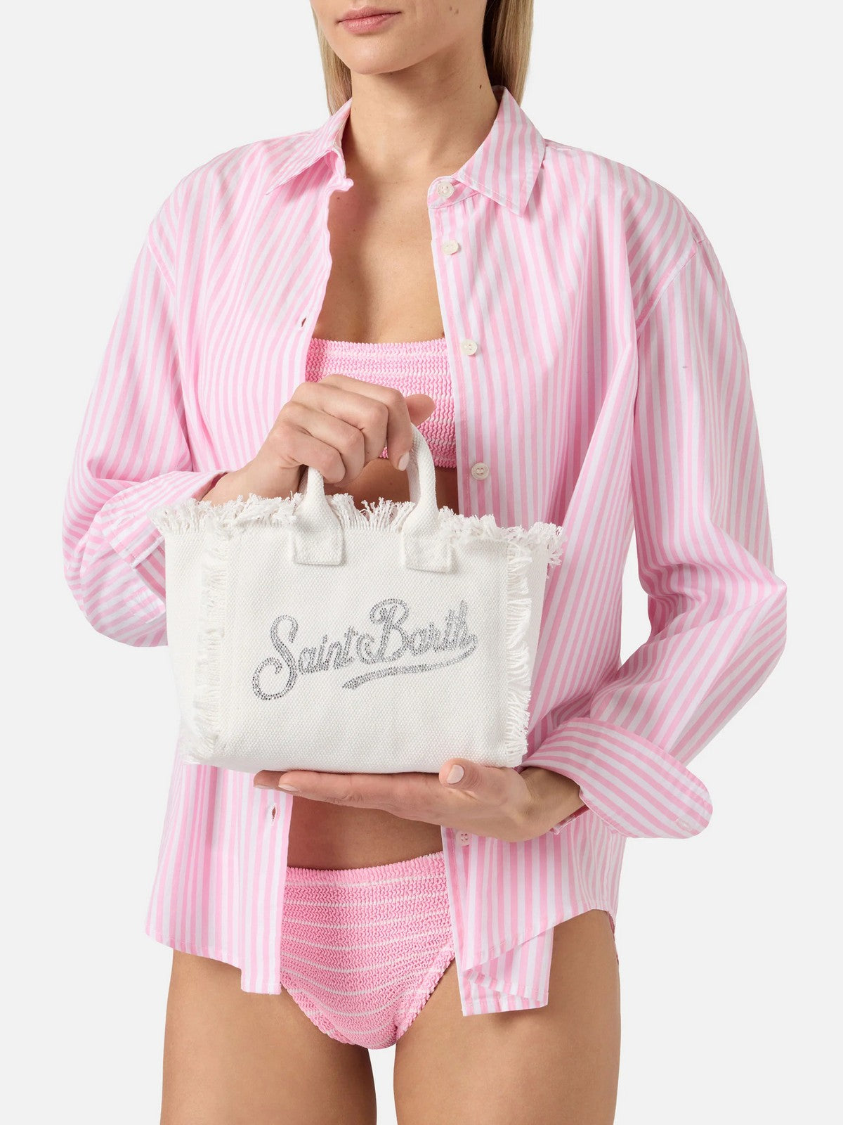 MC2 SAINT BARTH Borsa Donna  VANITY MINI 02571L 01 STRASS