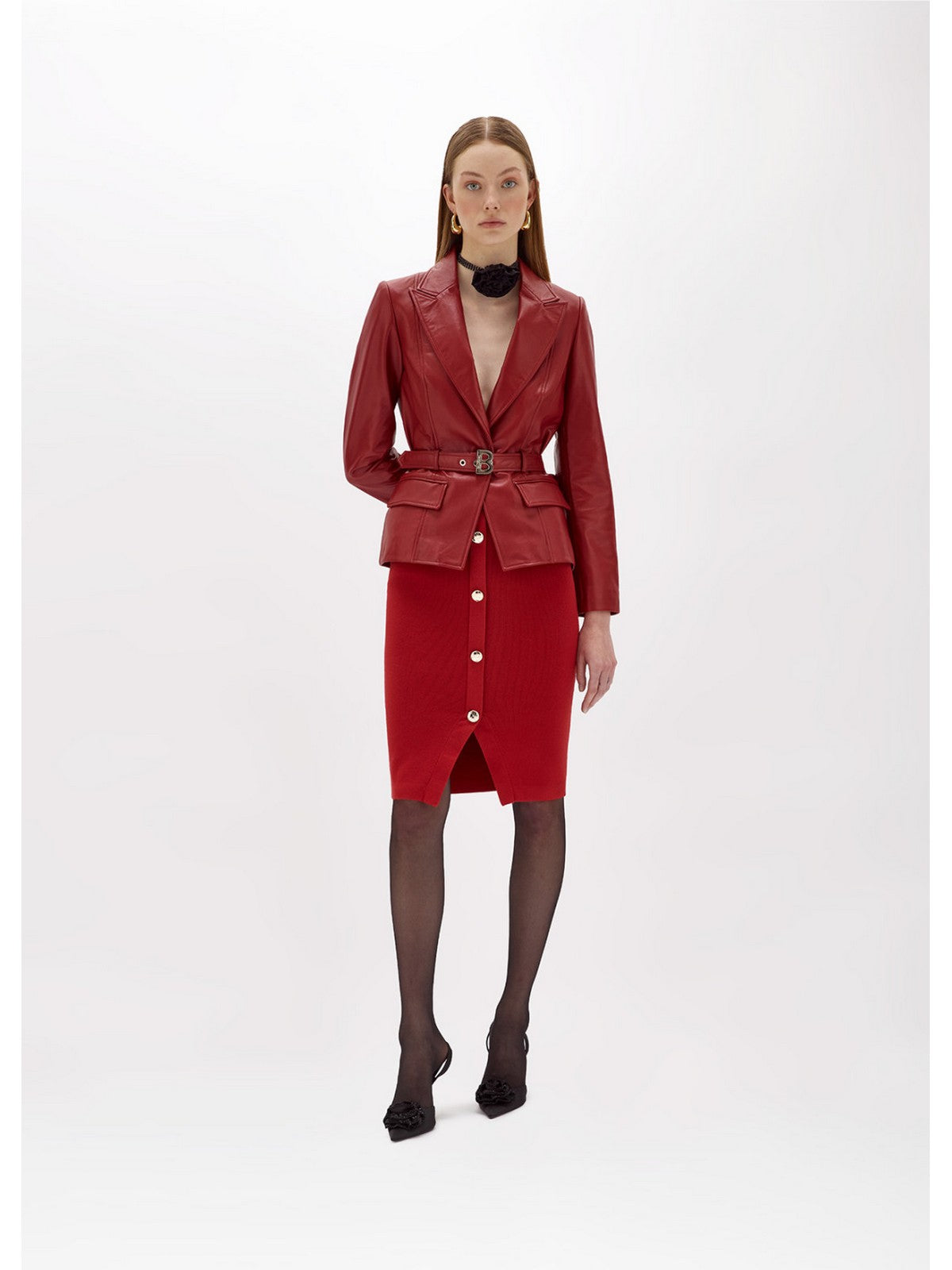 Veste féminine Blugirl RF4128P0356 91652 Rouge