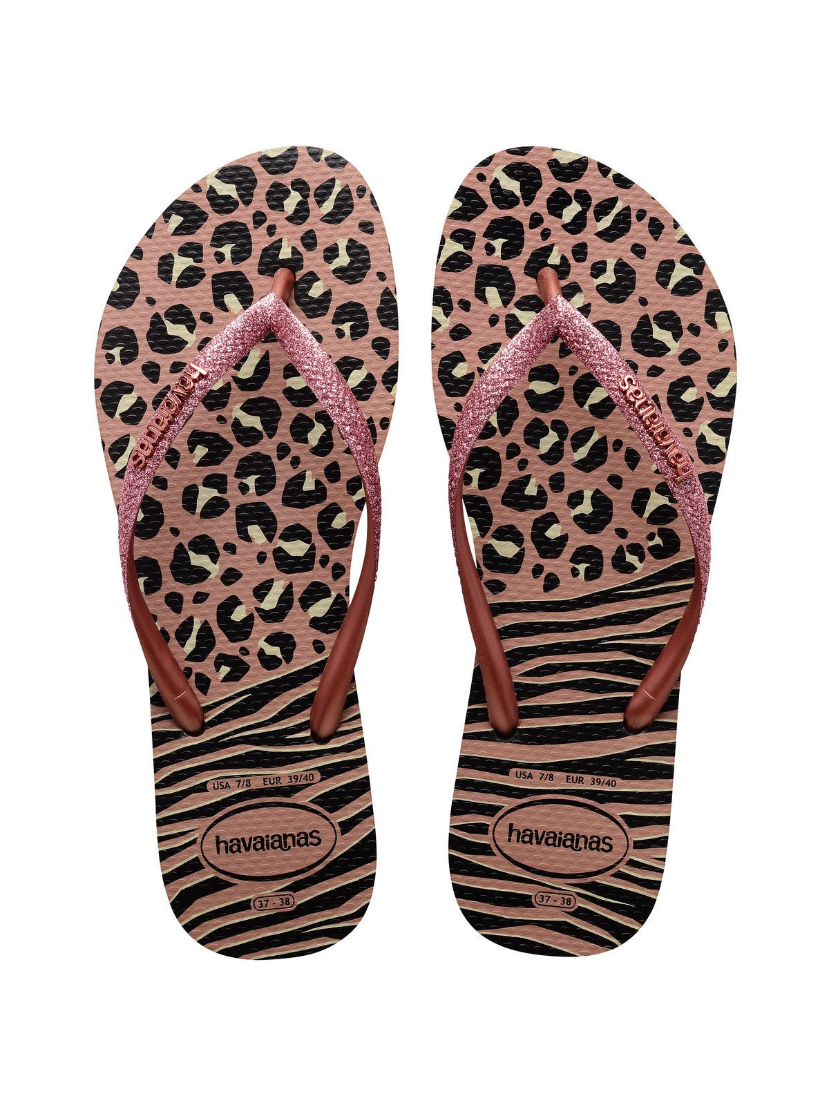 Havaianas Ciabatta Donna Hav. Slim Animals Mix 4147964.1924 Black