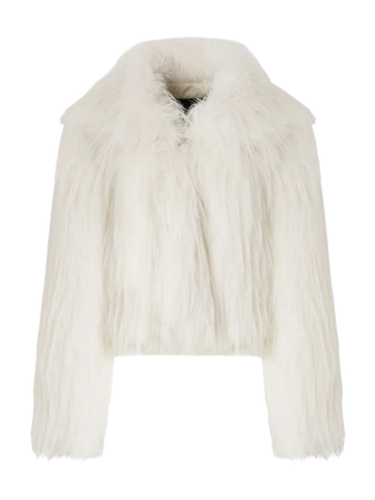 PINKO Pelliccia Donna AMPARO CABAN 106045-A2ZO Z14 BIANCO SETA